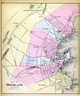 Rockland City, Maine State Atlas 1884